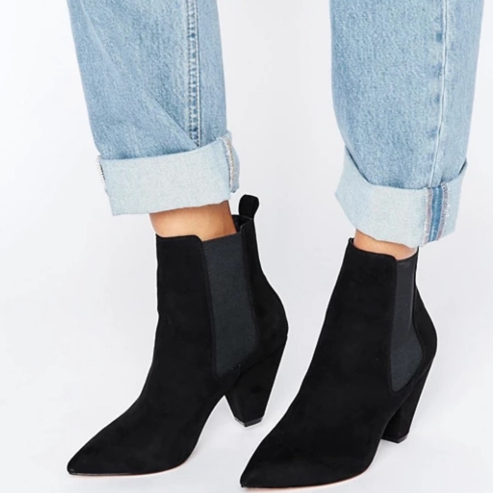 ASOS Reachless Chelsea Ankle Boots in Black
